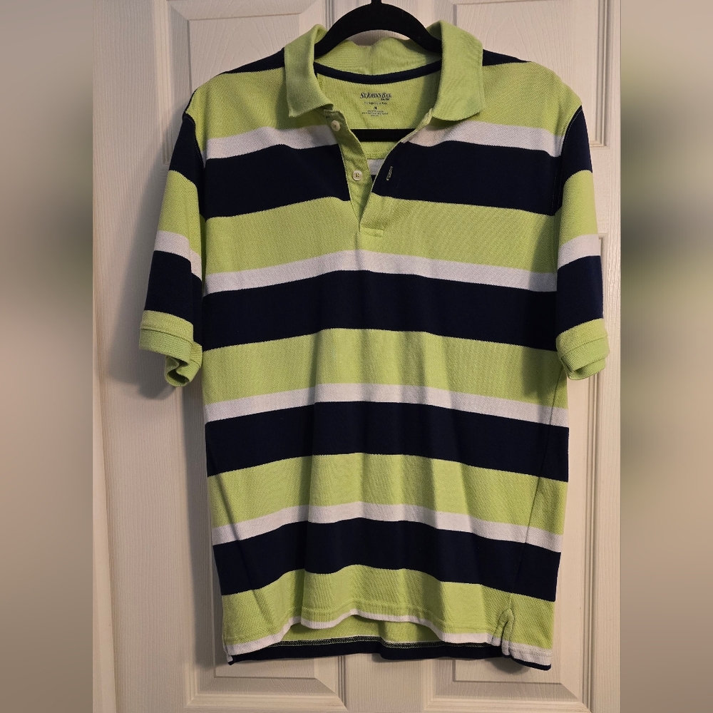 St. Johns Bay Polo Shirt. Size M